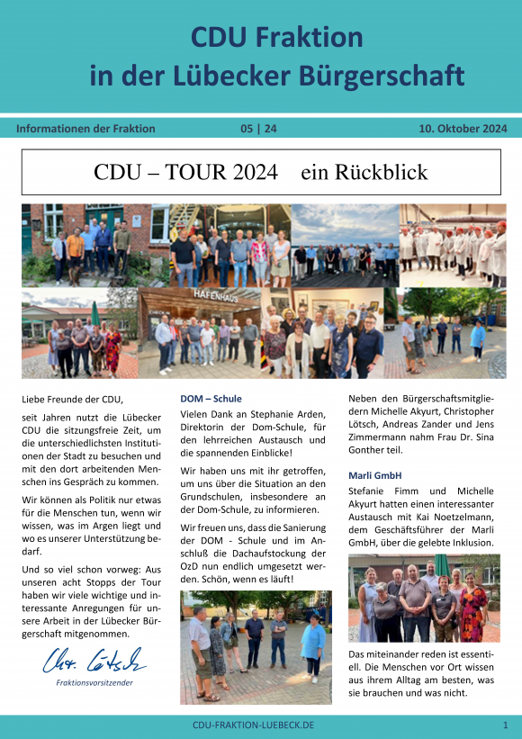 Newsletter 10.10.2024