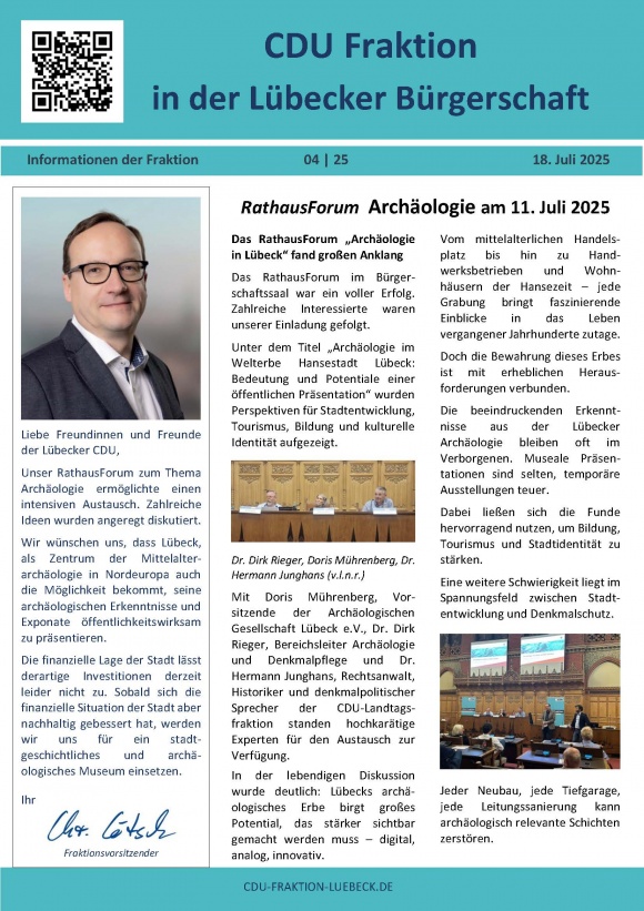 Newsletter 2025-07-18